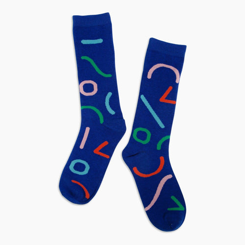 Outline Crew Socks