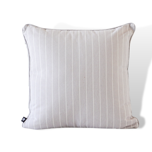 Indoor Cushion - Grey Stripe