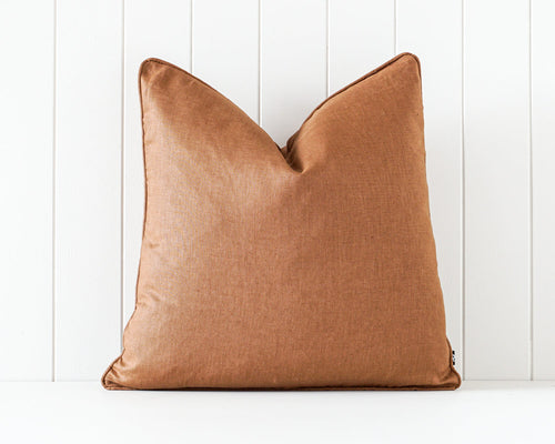 Linen Indoor Cushion - Peanut - 50x50