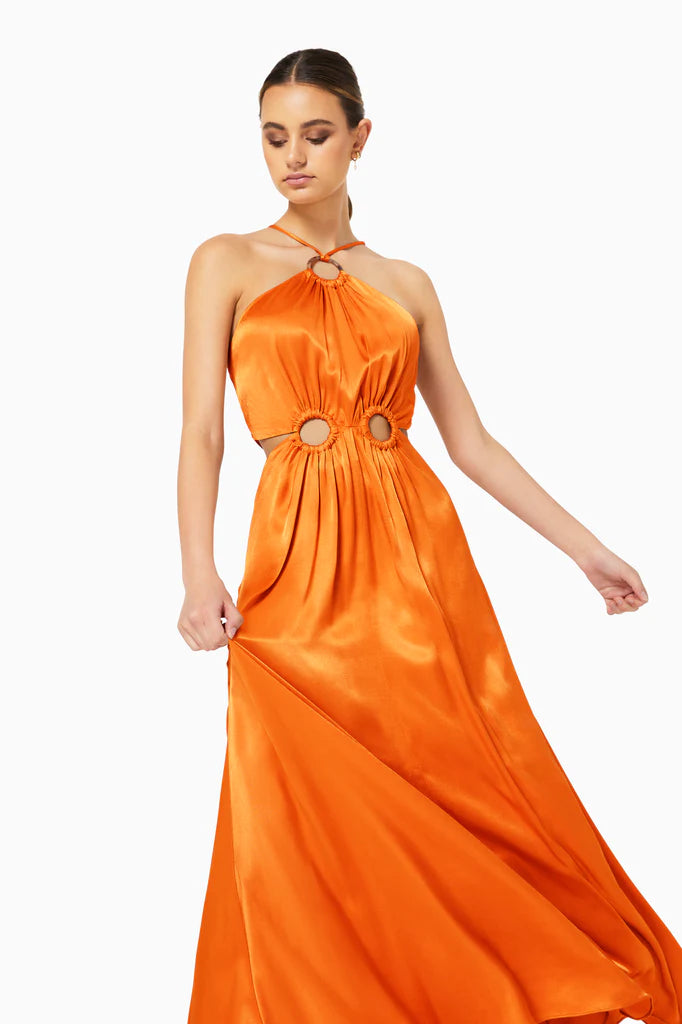 elliatt visitant maxi dress ELLIATT Visitant Maxi Dress in Hot Pink