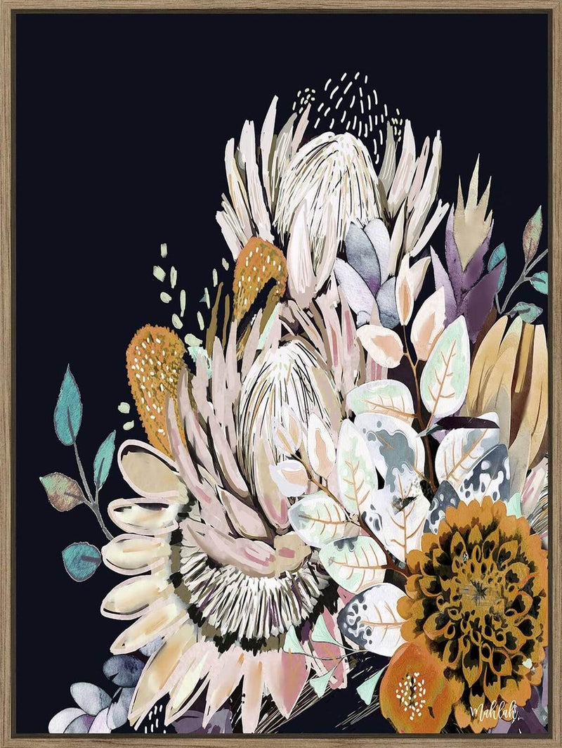 Autumn Frida Flowers Canvas Print
