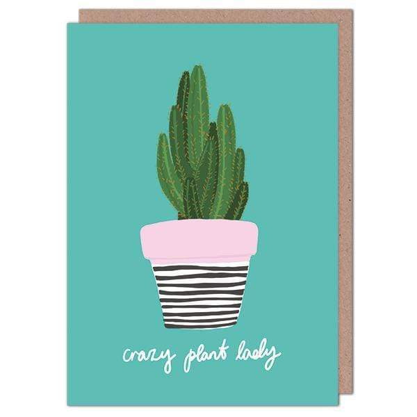Crazy Plant Lady - Greeting Card
